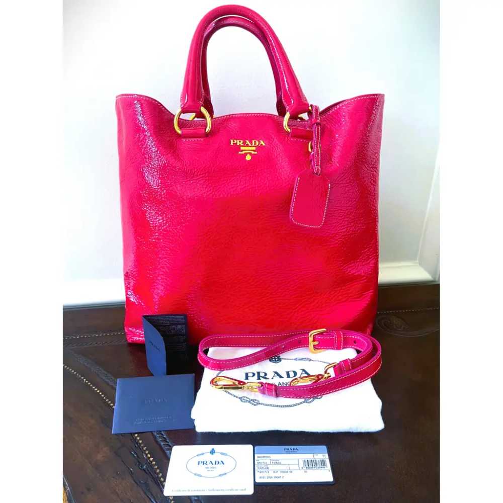 Prada Patent leather tote - image 6