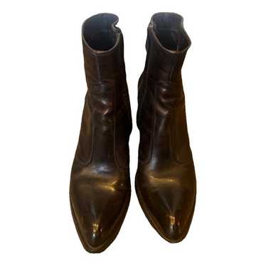 Gianni Barbato Leather cowboy boots - image 1