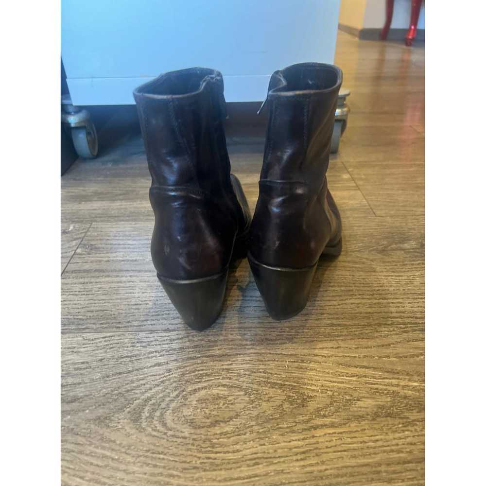 Gianni Barbato Leather cowboy boots - image 3