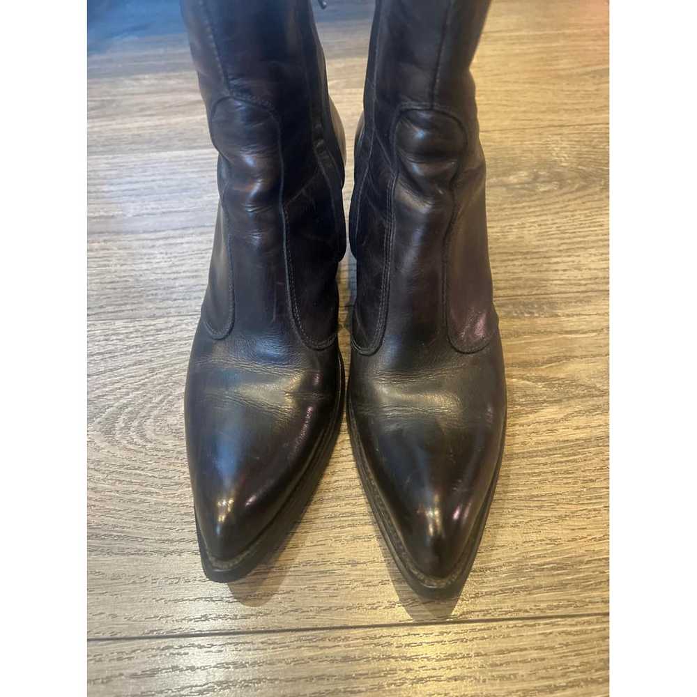 Gianni Barbato Leather cowboy boots - image 8