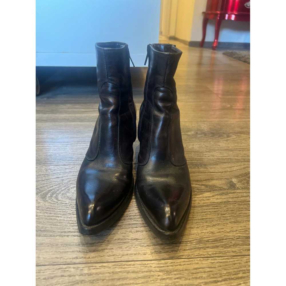Gianni Barbato Leather cowboy boots - image 9