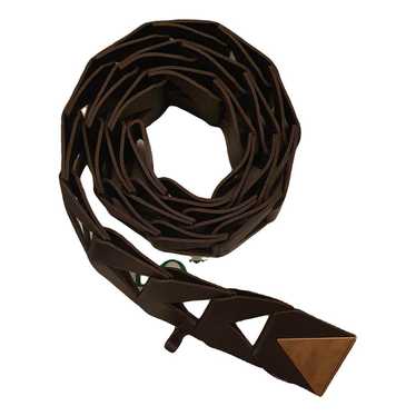 Bottega Veneta Triangle leather belt - image 1