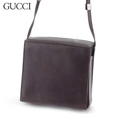 Gucci Shoulder Bag Back One Square Form Charcoal … - image 1
