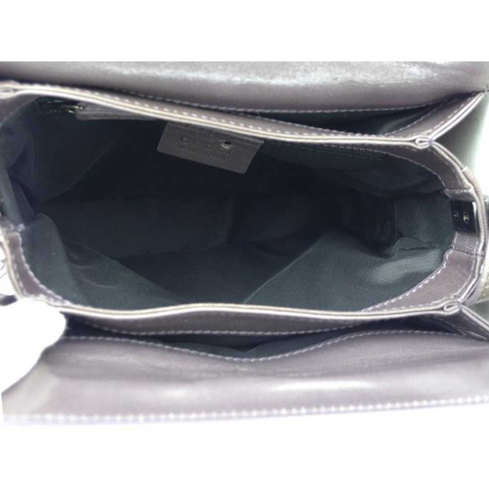 Gucci Shoulder Bag Back One Square Form Charcoal … - image 6