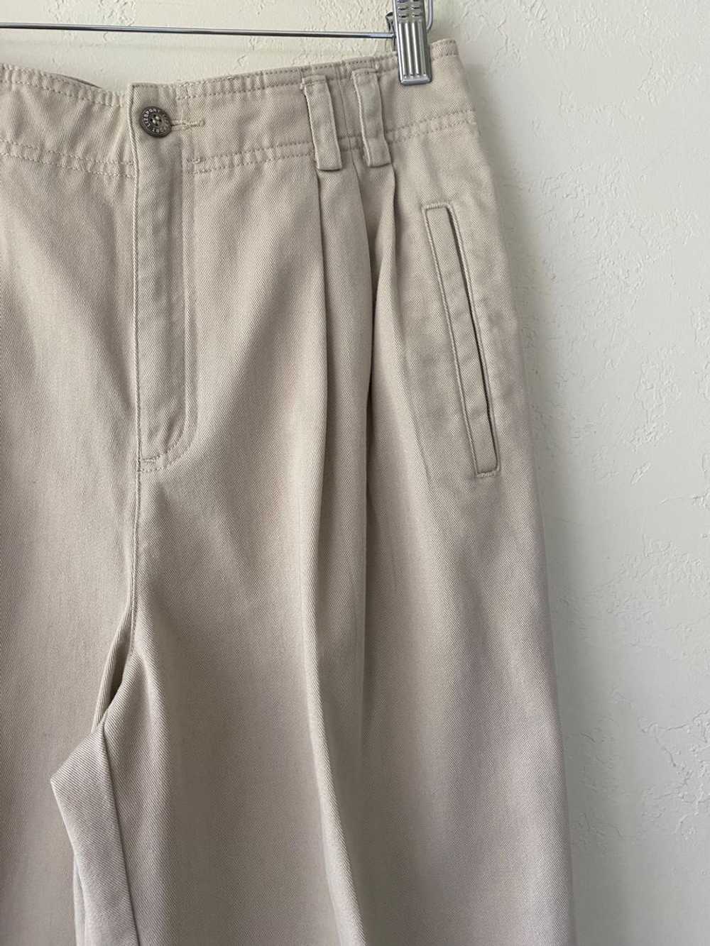 Liz Claiborne 90s neutral cotton pants (8) | Used… - image 2