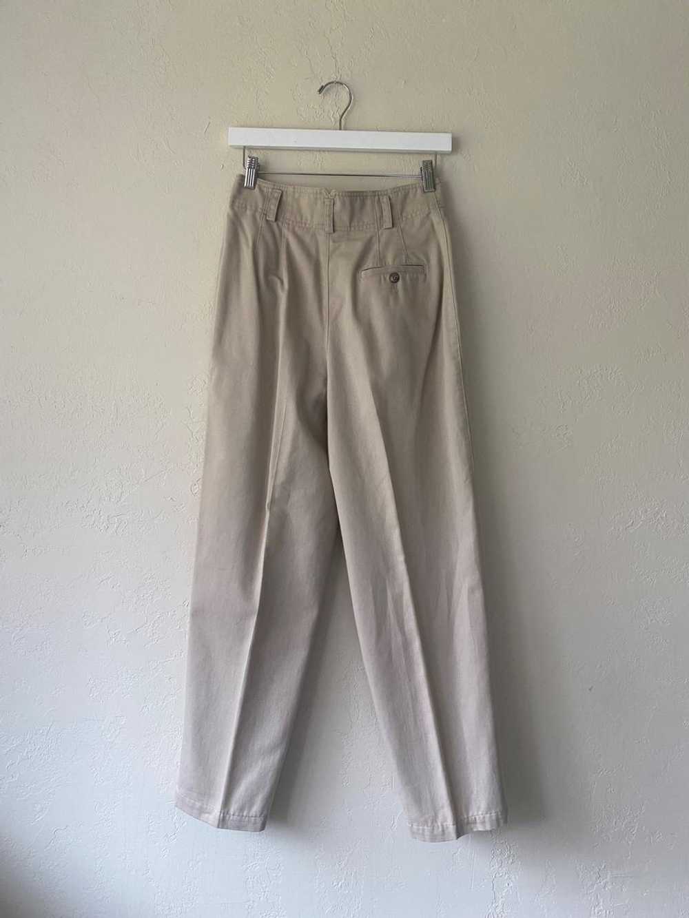 Liz Claiborne 90s neutral cotton pants (8) | Used… - image 4