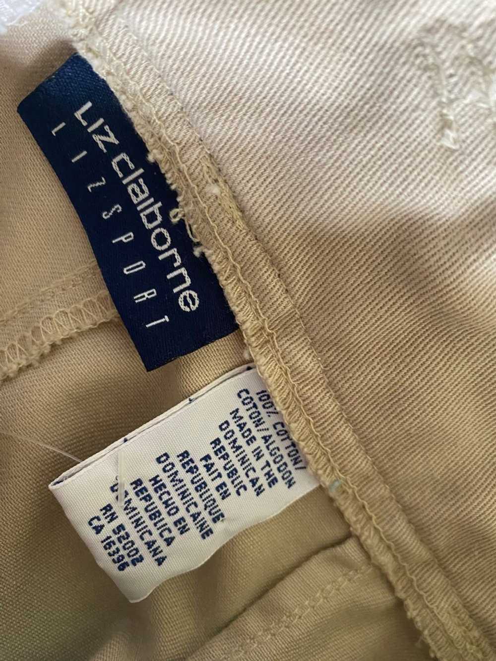 Liz Claiborne 90s neutral cotton pants (8) | Used… - image 5