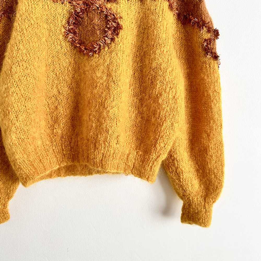 vintage fuzzy colorblocked sweater (One Size) |… - image 3