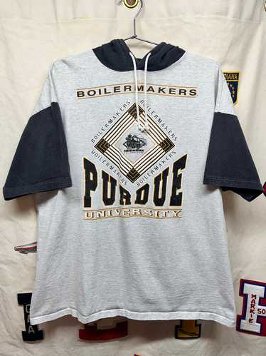 Vintage Purdue University Boilermakers Hooded T-Sh