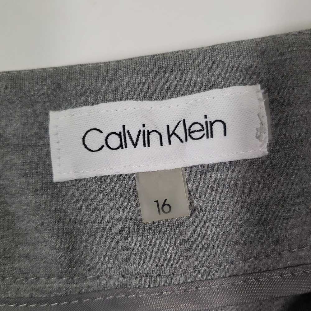 Calvin Klein Womens Heather Stretch Flat Front Ta… - image 4