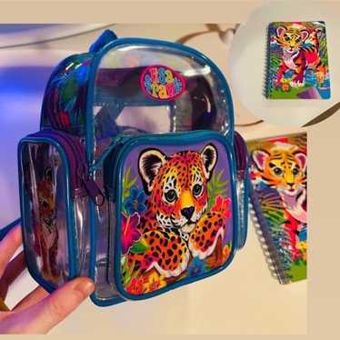 Vintage Y2K Lisa Frank mini pack back and notebook - image 1