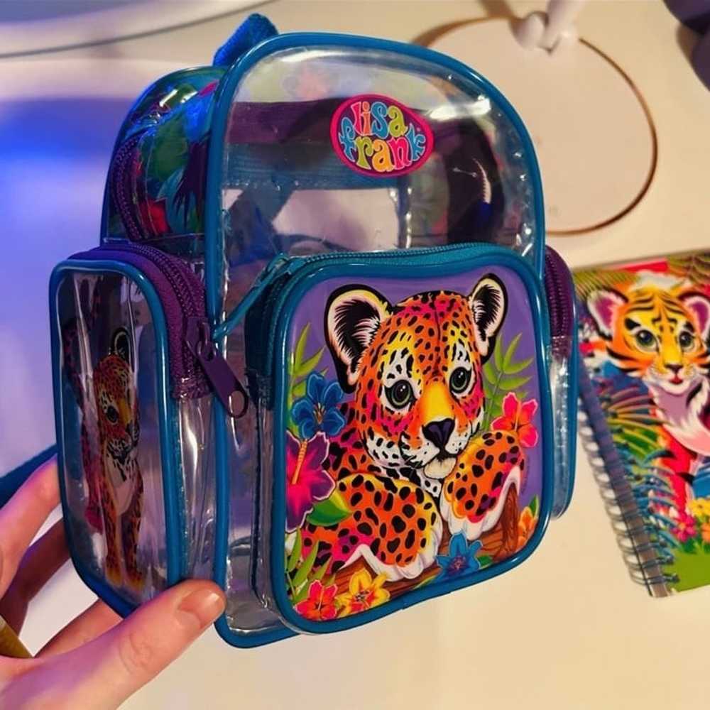 Vintage Y2K Lisa Frank mini pack back and notebook - image 2