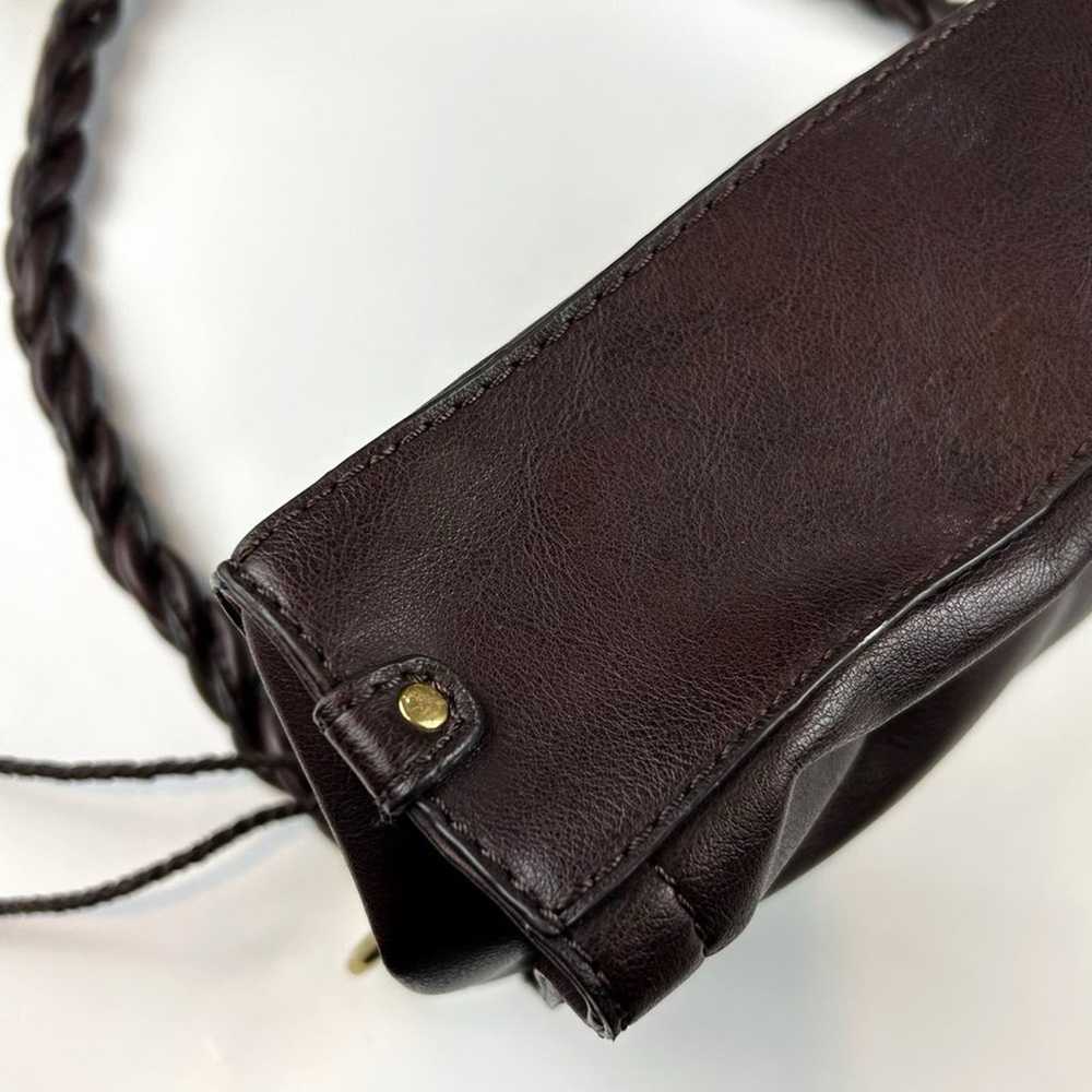 Vintage Relic Chocolate Brown Shoulder Bag - image 3