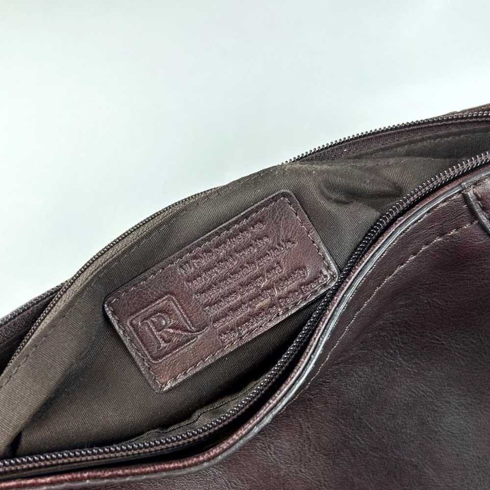Vintage Relic Chocolate Brown Shoulder Bag - image 7