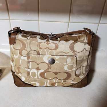 Like New Rare Vintage Coach Chelsea Optic Satchel… - image 1