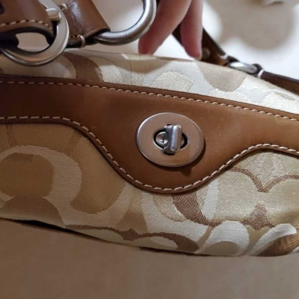 Like New Rare Vintage Coach Chelsea Optic Satchel… - image 3