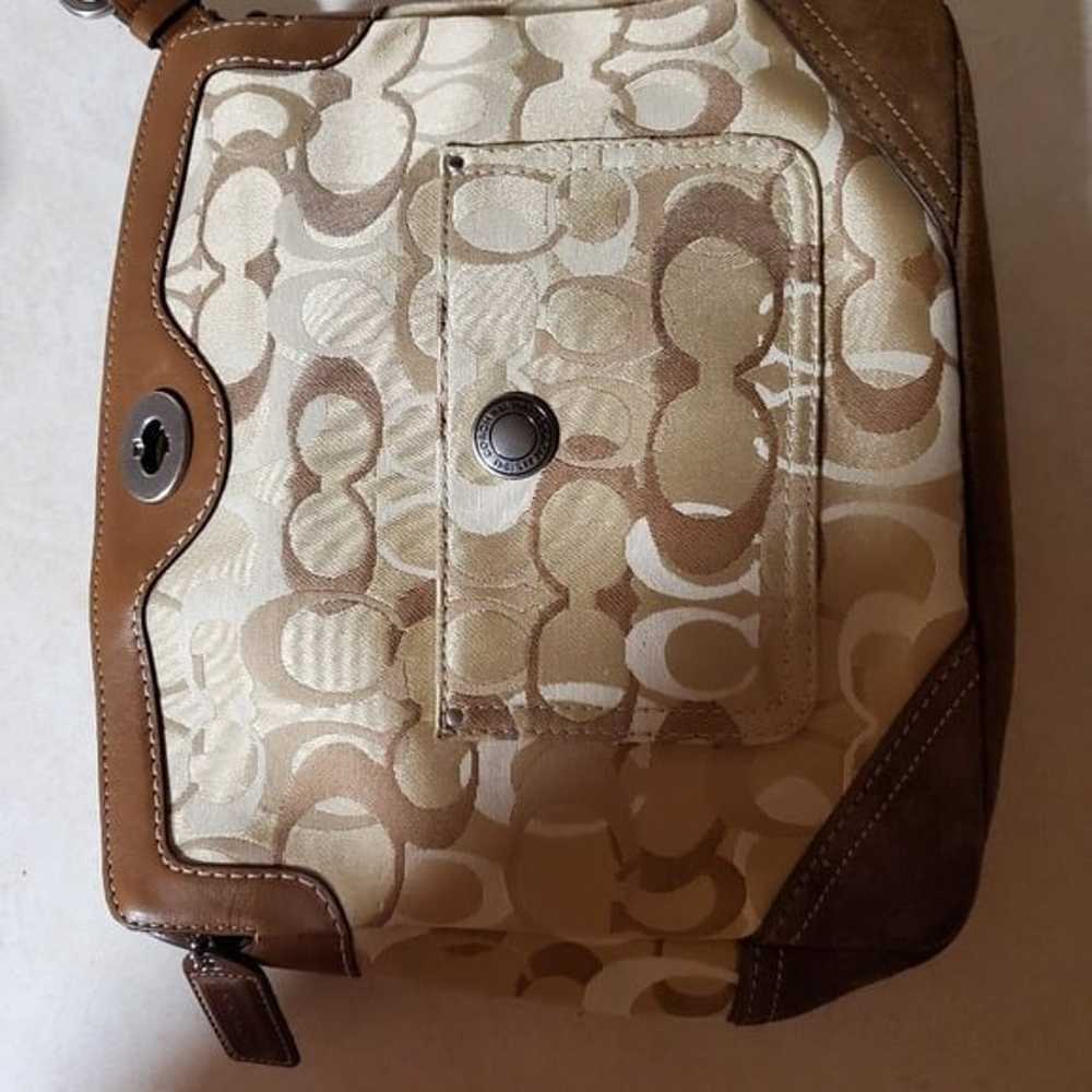 Like New Rare Vintage Coach Chelsea Optic Satchel… - image 8