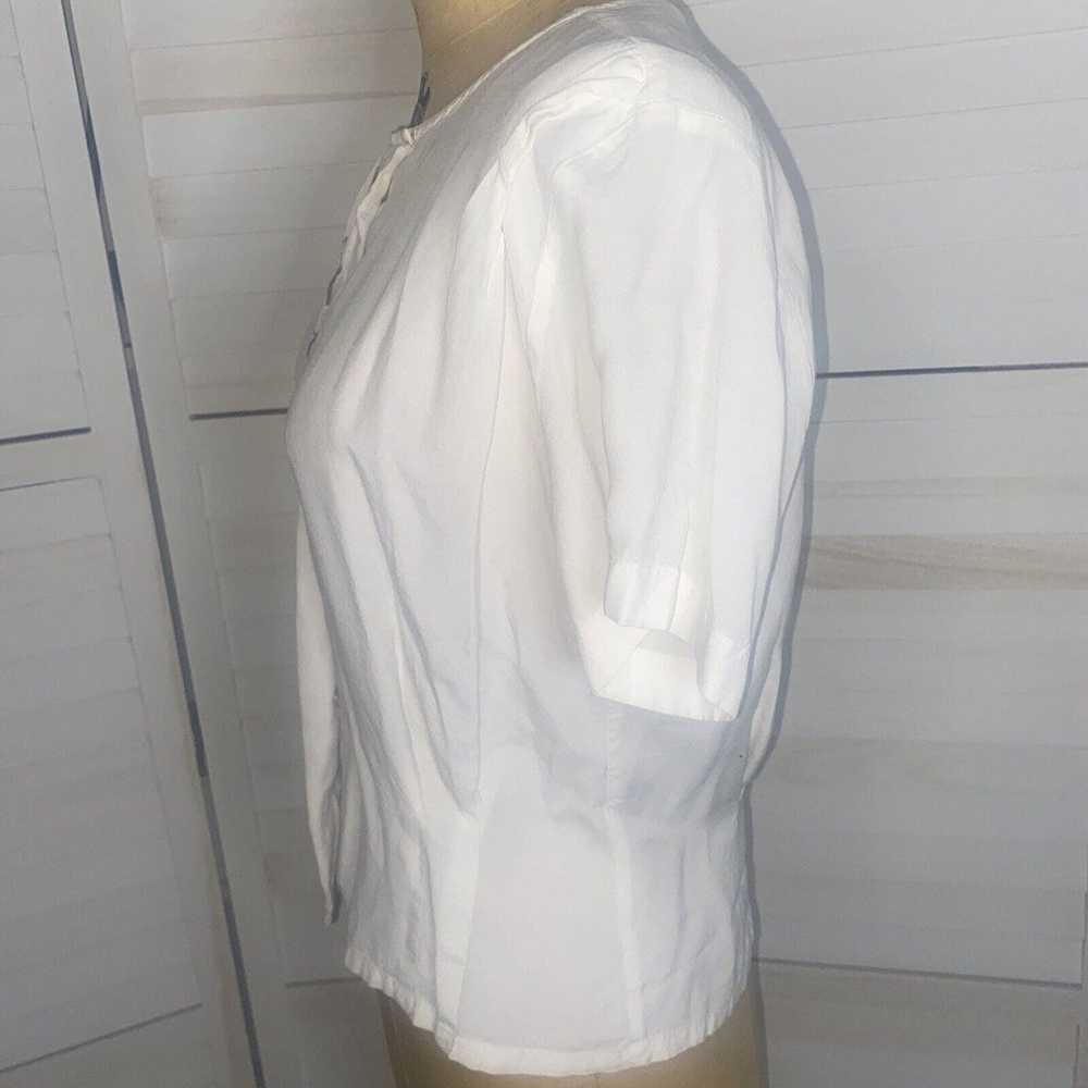 VINTAGE Ann Taylor Studio Button Up Blouse Shirt … - image 6