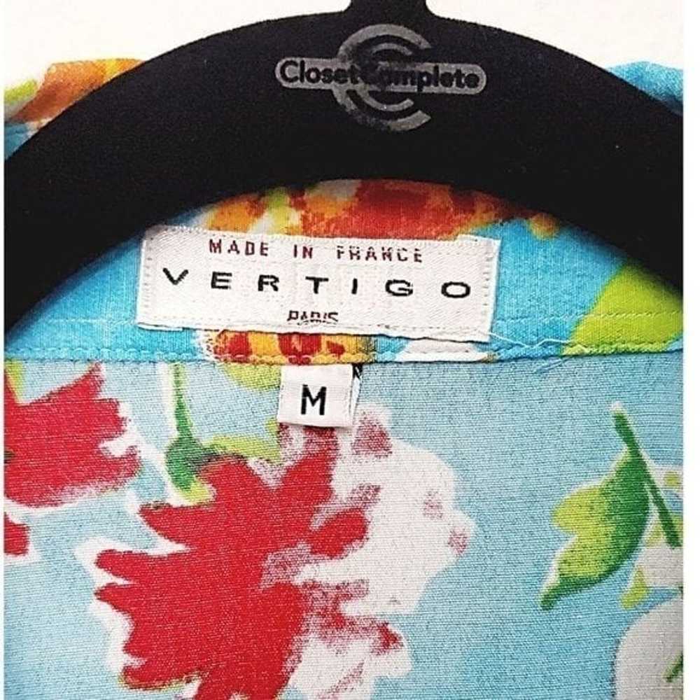 Vintage 2000s Vertigo Paris Floral Print Top Size… - image 9