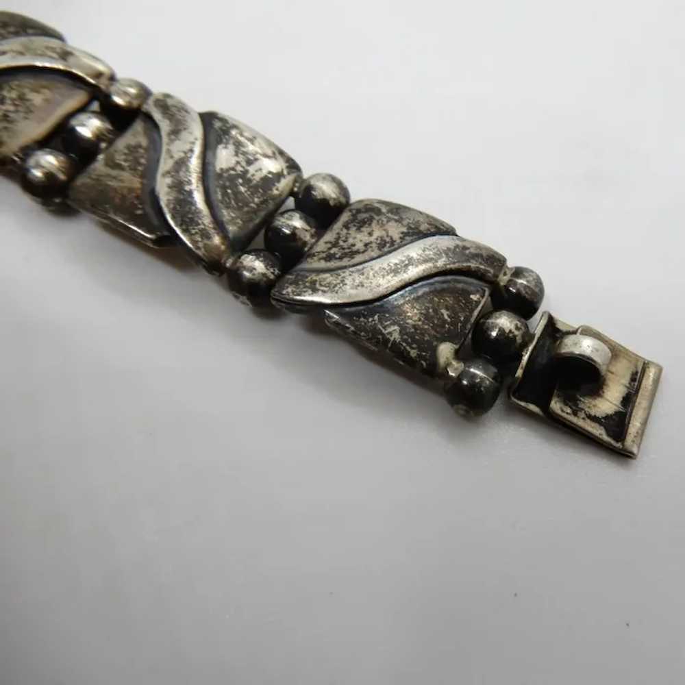 Mexican Sterling Bracelet  early Hector Aguilar - image 2