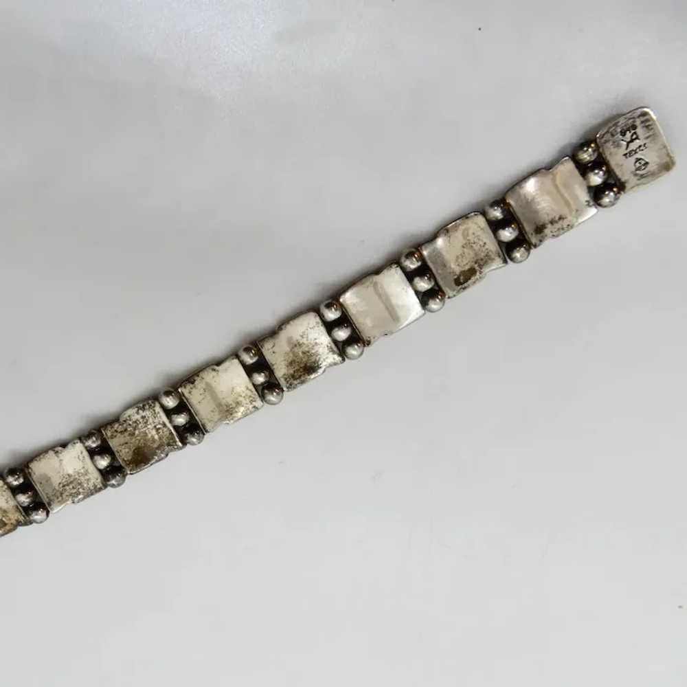 Mexican Sterling Bracelet  early Hector Aguilar - image 4