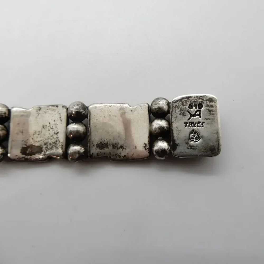 Mexican Sterling Bracelet  early Hector Aguilar - image 5
