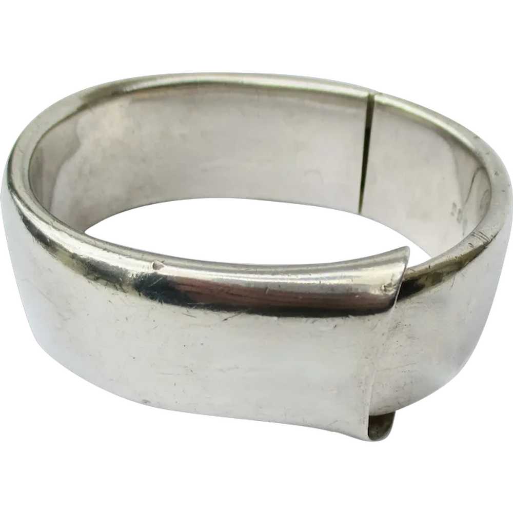 Sterling Silver Modernist Bracelet by Juli Gnash … - image 1