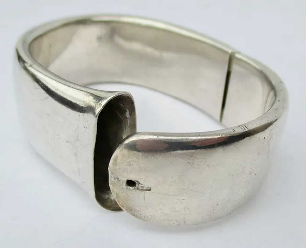 Sterling Silver Modernist Bracelet by Juli Gnash … - image 2