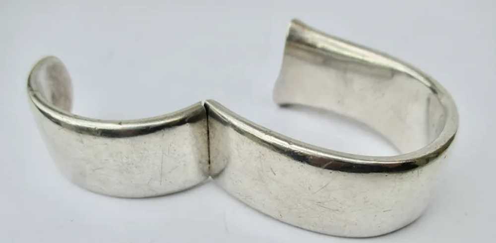 Sterling Silver Modernist Bracelet by Juli Gnash … - image 3