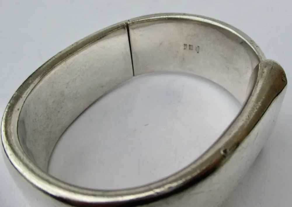 Sterling Silver Modernist Bracelet by Juli Gnash … - image 5