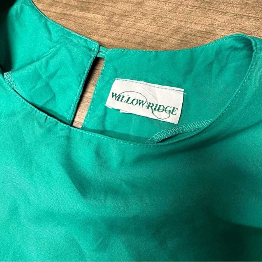 Vintage Willow Ridge green blouse women's XL Unio… - image 6