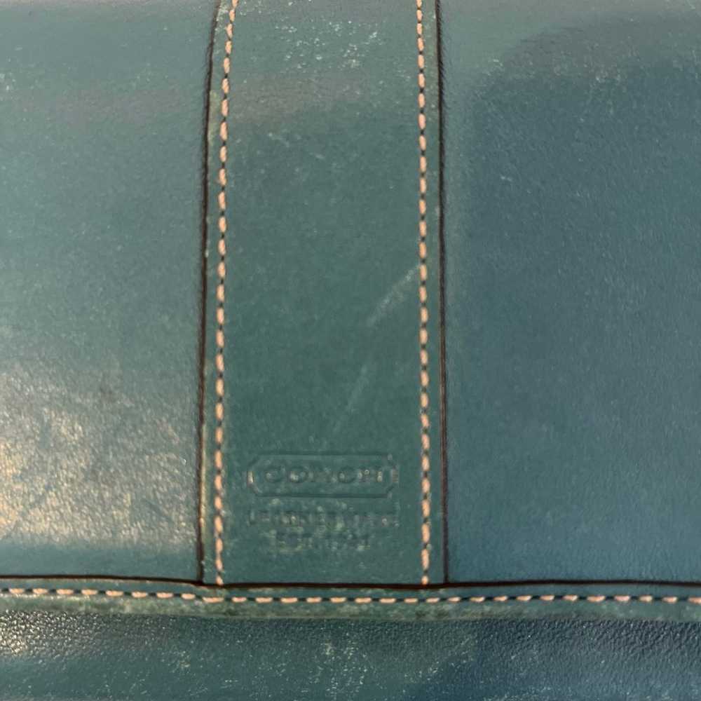 vintage Coach Soft Leather Wallet - image 8