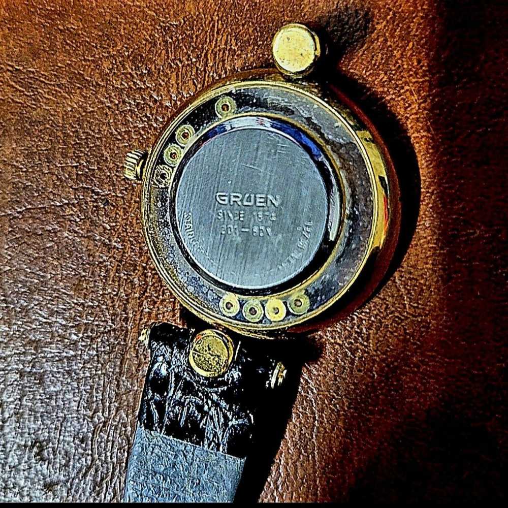 Vintage Watches Lot; Gruen Wristwatch With Strap … - image 3