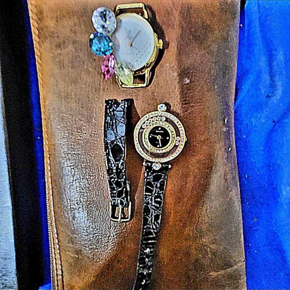 Vintage Watches Lot; Gruen Wristwatch With Strap … - image 4