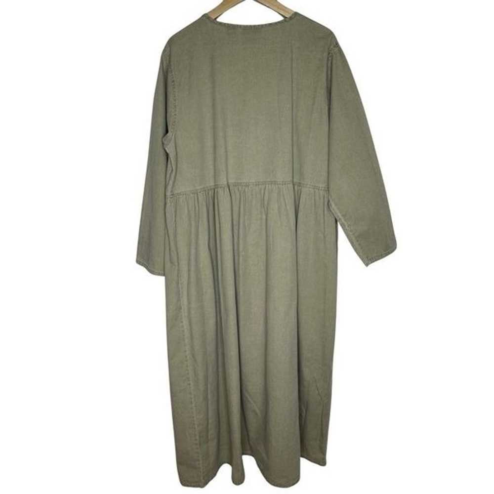 SUNBELT Vintage Khaki Cotton Dress Size XL - image 6