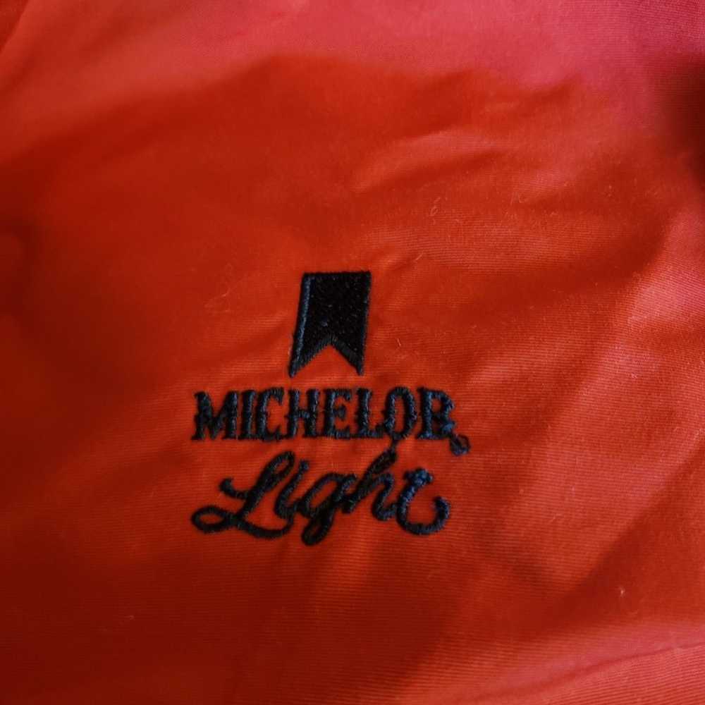 90s Michelob Light Red Windbreaker - image 4