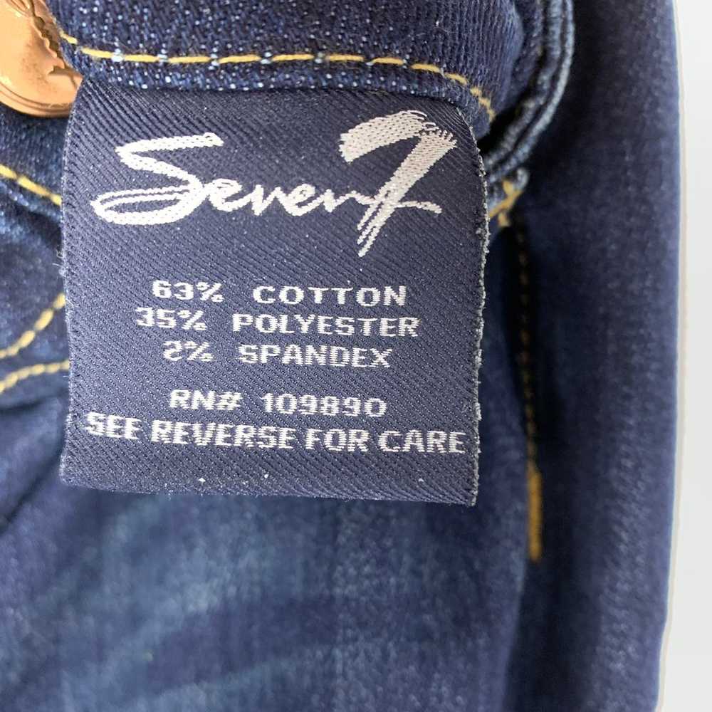 Seven7 Y2K Jeans Women's Size 8 Flare Leg Dark Wa… - image 8