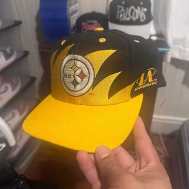 logo athletic hat shark tooth Steelers - image 1