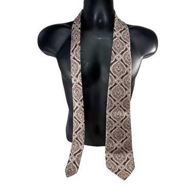 Vintage Tie Mens Tux Accessories Baroque Pattern … - image 1