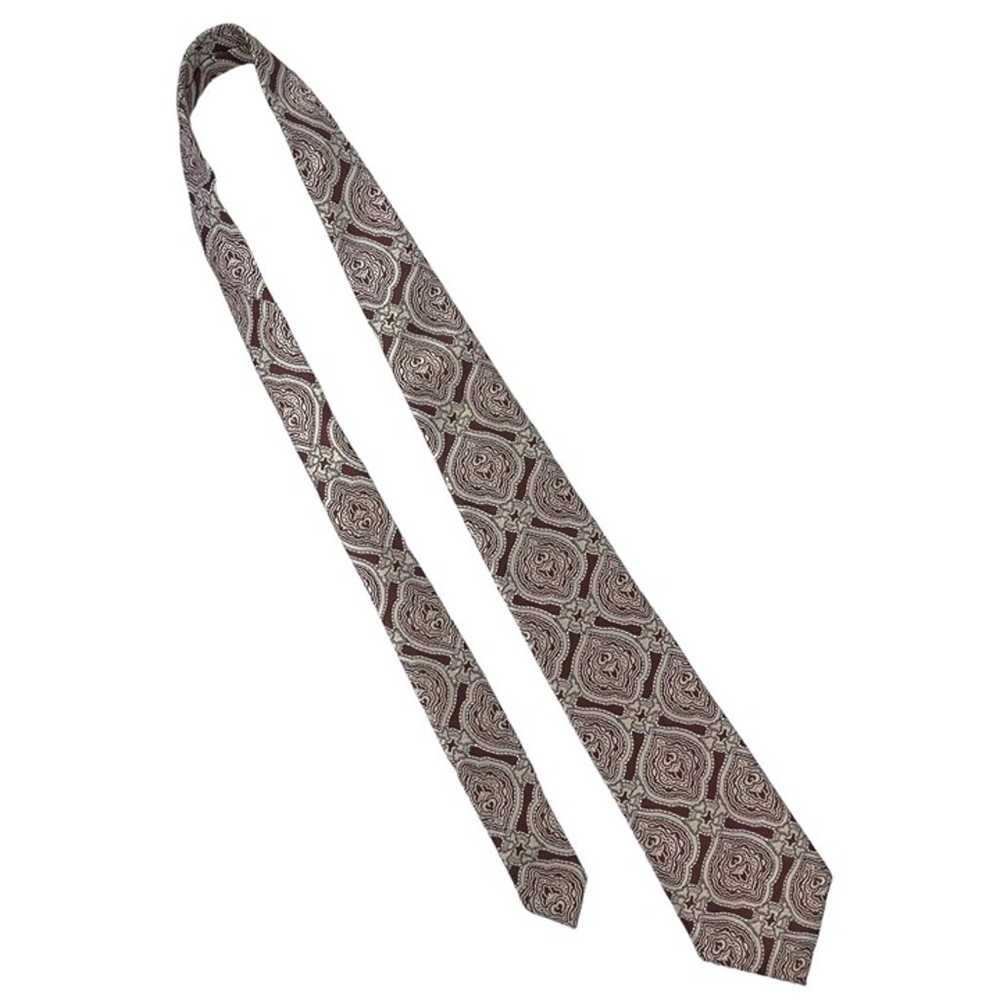 Vintage Tie Mens Tux Accessories Baroque Pattern … - image 3