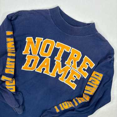 Vintage 90s Notre Dame University large print gra… - image 1