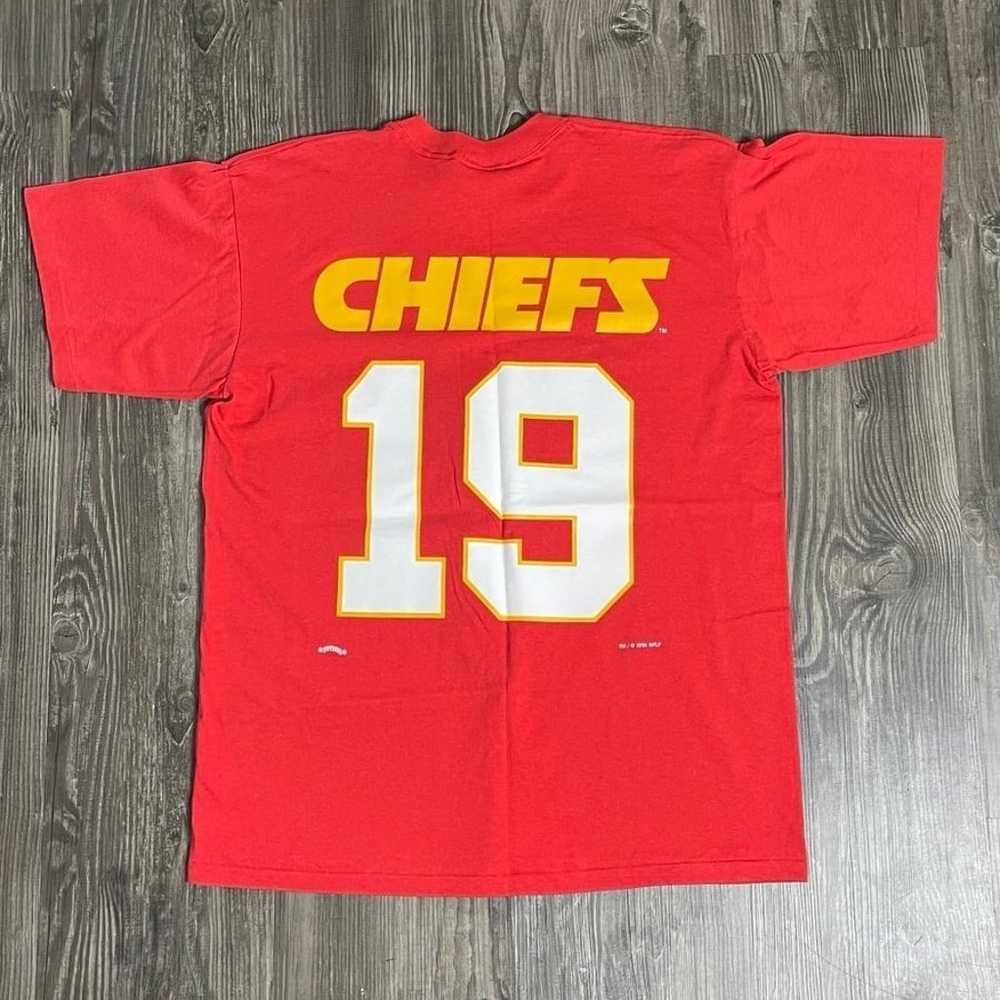 Vintage 1995 Kansas City Chiefs Nutmeg Shirt - image 5