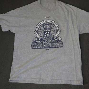 Vintage Majestic T-shirt Men XL Gray New York Yan… - image 1