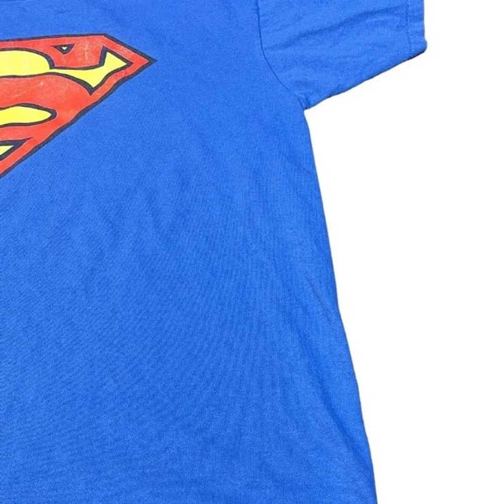 Vintage 90's Superman Single Stitch T Shirt Stamp… - image 5