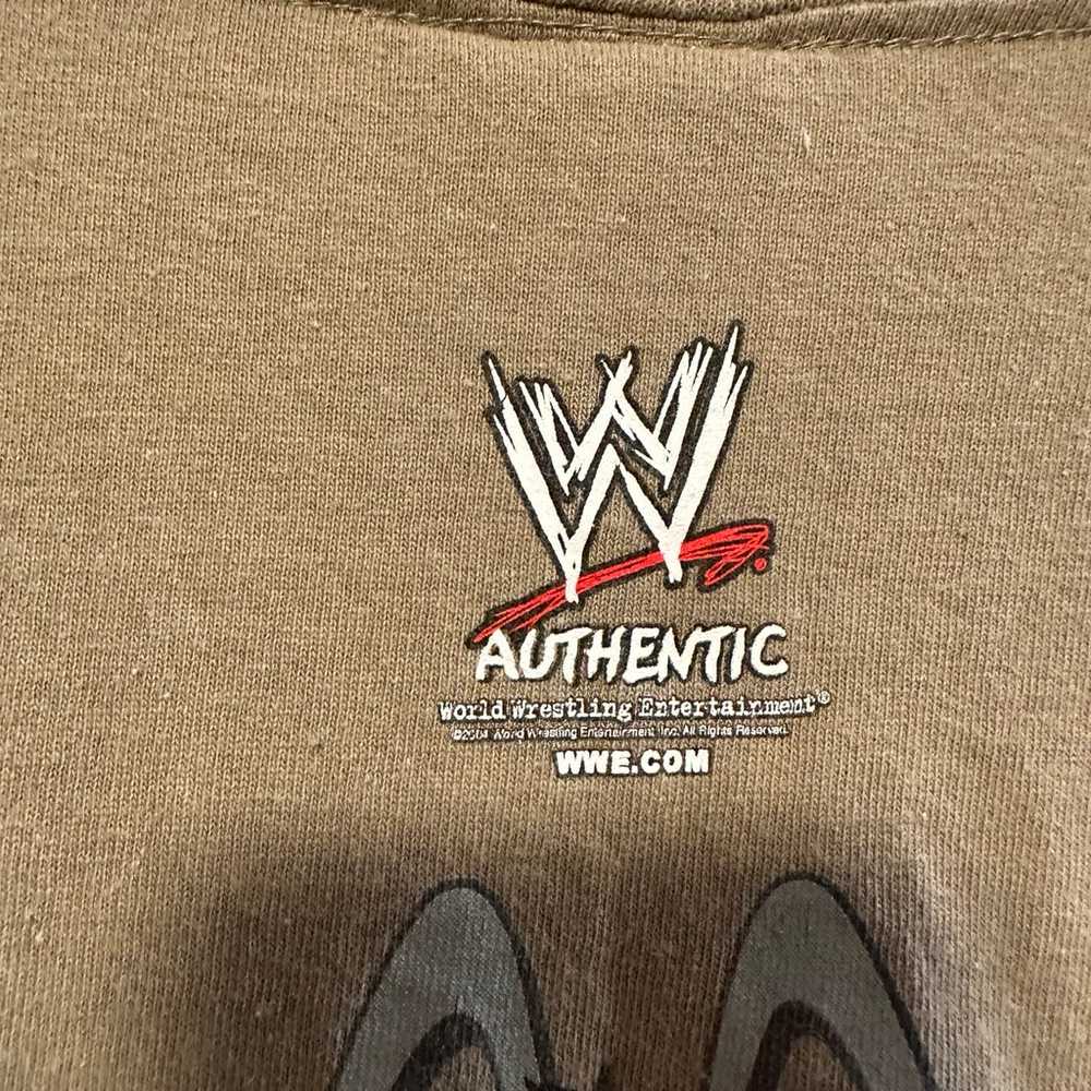 Vintage Chris Benoit WWE wrestling shirt cross fa… - image 4