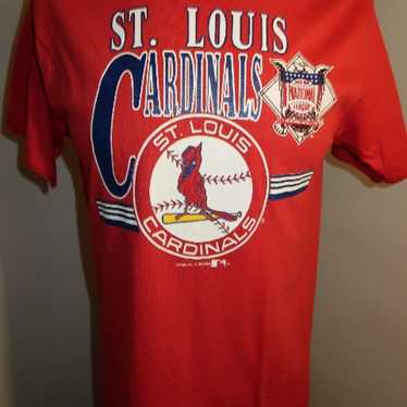 Vintage 1990 St Louis Cardinals Single Stitch T-S… - image 1