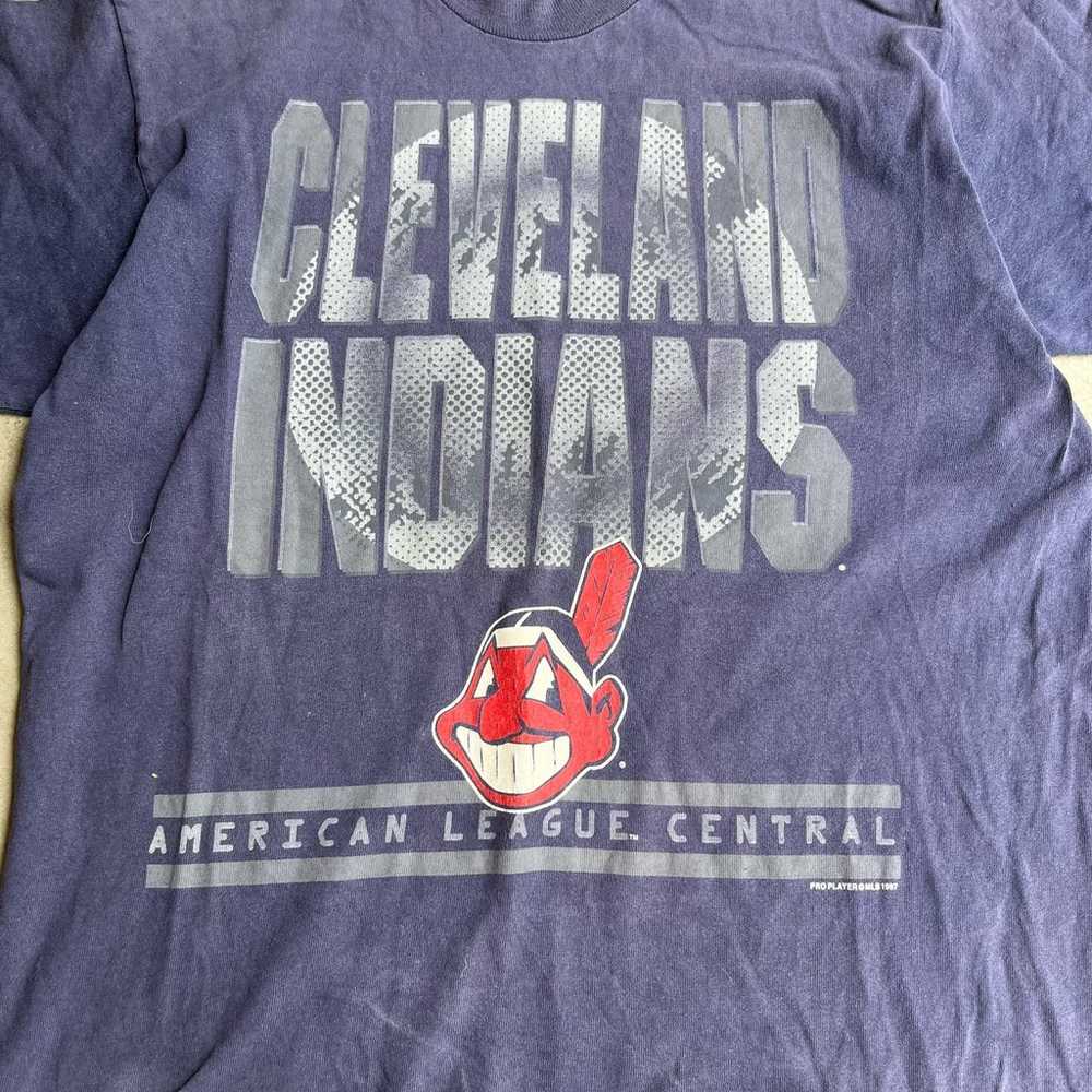 Vintage 1990s Faded Cleveland’s Indians 1997 Tee - image 2