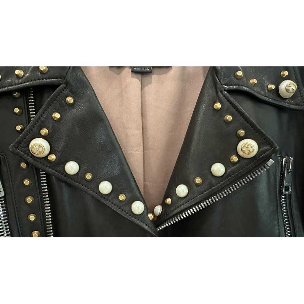 Gucci Leather jacket - image 3