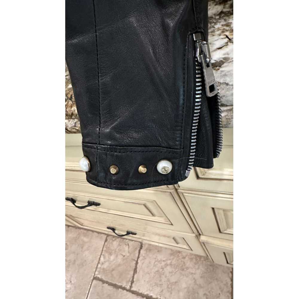 Gucci Leather jacket - image 6