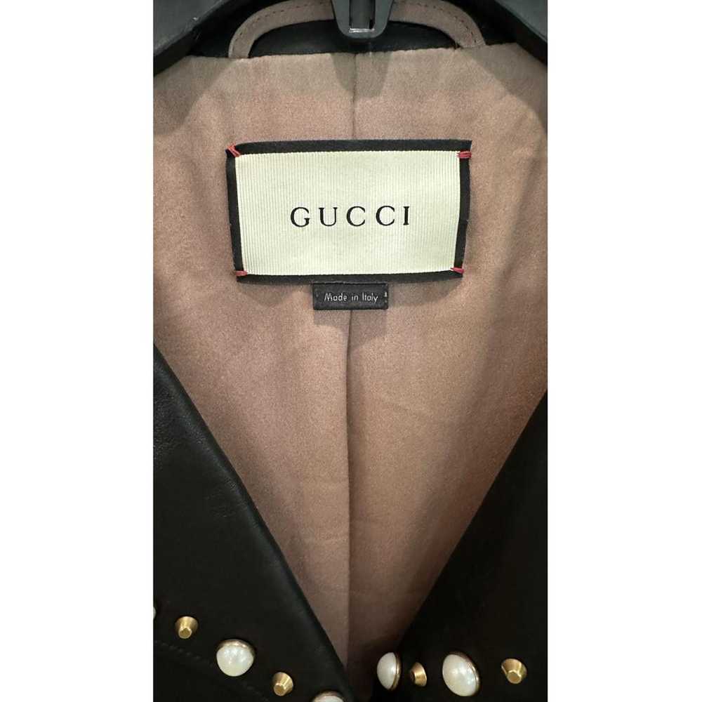 Gucci Leather jacket - image 7